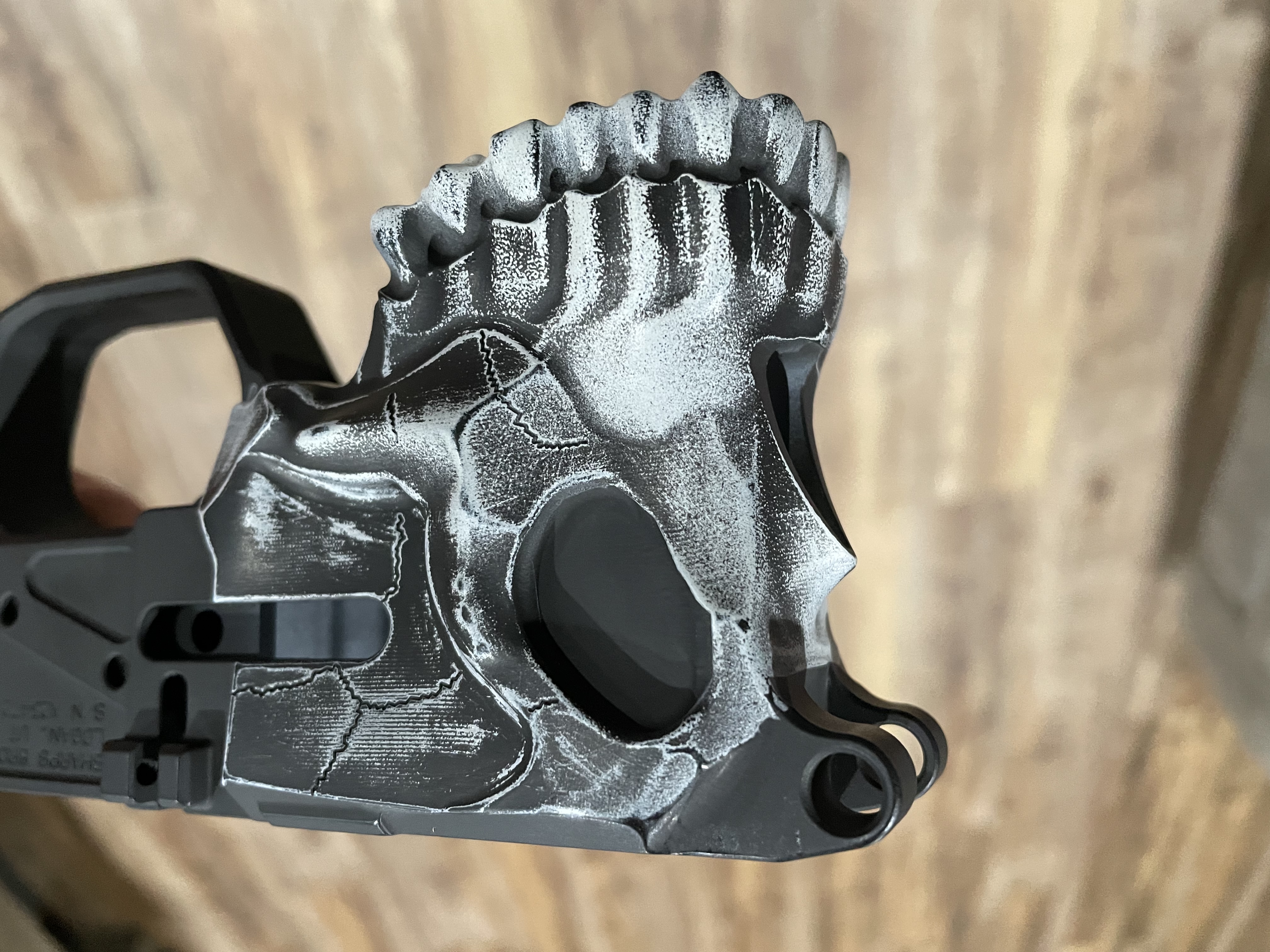 Sharp Bros AR Lower Cerakoted using Armor Black and Stormtrooper White ...