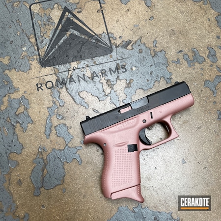 Powder Coating: ROSE GOLD H-327,Glock,S.H.O.T,Handguns,Pistol,Glock 42
