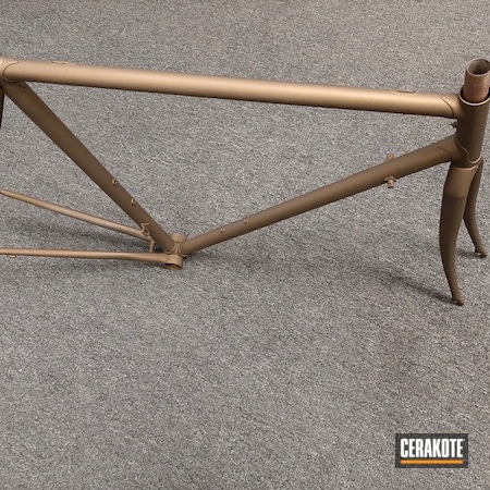 Powder Coating: Bike Frame,Bike Fork,Burnt Bronze H-148