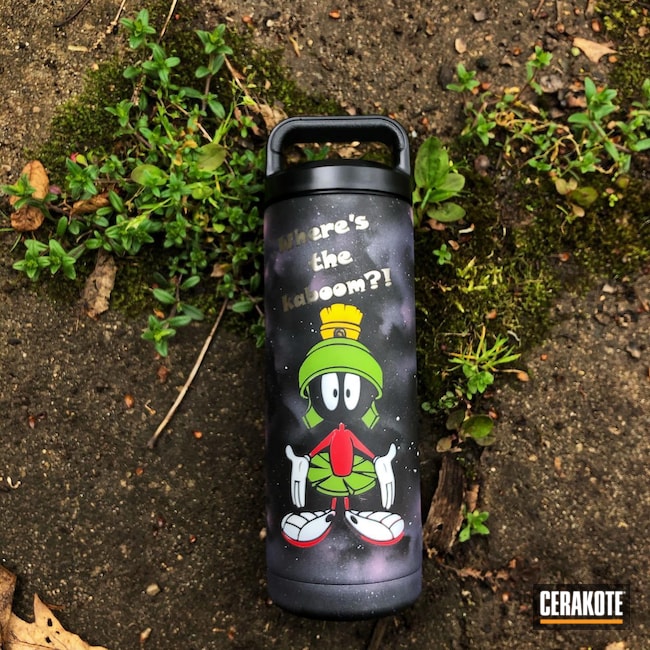 https://images.nicindustries.com/cerakote/projects/69411/marvin-the-martian-themed-yeti-tumbler-cerakoted-using-bright-white-zombie-green-and-crushed-orchid.jpg?1625090078&size=1024