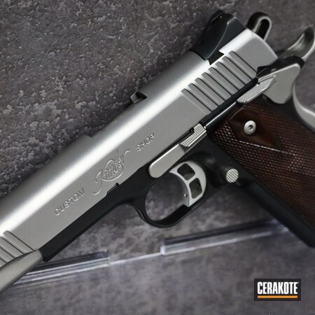 Powder Coating: Kimber,BLACKOUT E-100,1911,S.H.O.T,Pistol,Kimber Ultra CDP II,.45,Handgun