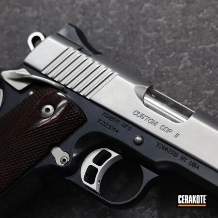 Powder Coating: Kimber,BLACKOUT E-100,1911,S.H.O.T,Pistol,Kimber Ultra CDP II,.45,Handgun