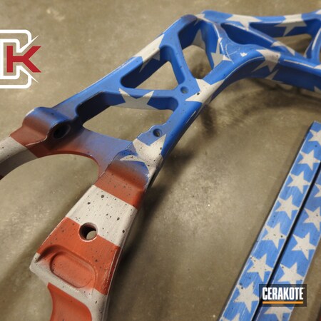 Powder Coating: Graphite Black H-146,Distressed,NRA Blue H-171,S.H.O.T,Stormtrooper White H-297,USMC Red H-167,American Flag,Compound Bow