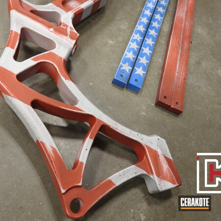 Powder Coating: Graphite Black H-146,Distressed,NRA Blue H-171,S.H.O.T,Stormtrooper White H-297,USMC Red H-167,American Flag,Compound Bow