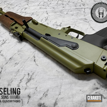 Powder Coating: AK-47,AK,S.H.O.T,Custom AK,Jungle Green,Armor Black H-190,Noveske Bazooka Green H-189,7.62x39