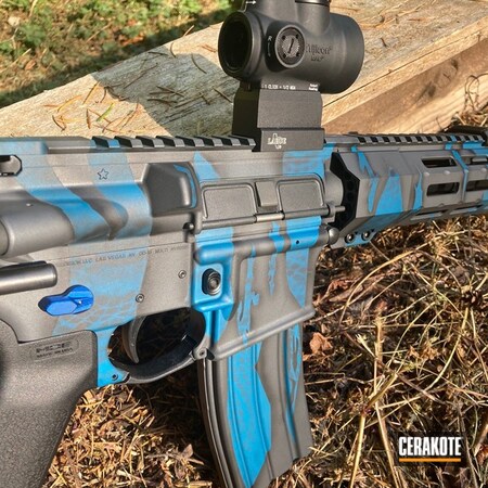 Powder Coating: Graphite Black H-146,S.H.O.T,Sniper Grey H-234,Midwest industries,AR-15,.300 Blackout,BCM,Sky Blue H-169