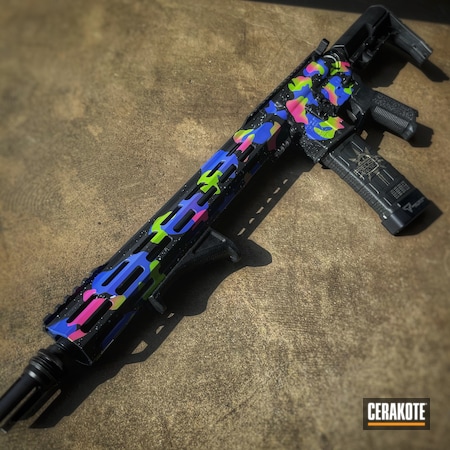 Powder Coating: Zombie Green H-168,Neon,S.H.O.T,Periwinkle H-357,Camo,AR-15,Rifle,Precision Tactical,Prison Pink H-141