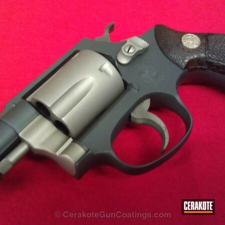 Powder Coating: Smith & Wesson,Revolver,Sniper Grey H-234,Sniper Grey,Guns,Titanium H-170