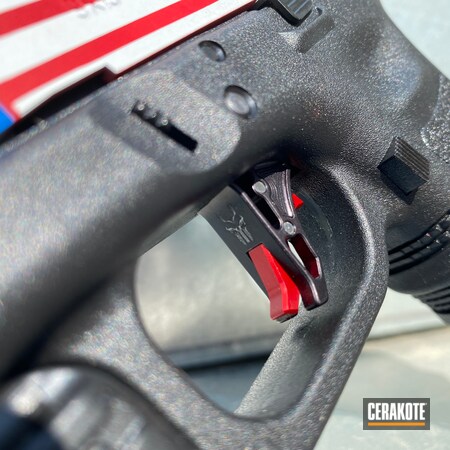 Powder Coating: 9mm,Bright White H-140,Glock,NRA Blue H-171,S.H.O.T,Glock 19,USMC Red H-167,American Flag