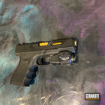 Powder Coating: 9mm,Graphite Black H-146,S.H.O.T,Glock 19