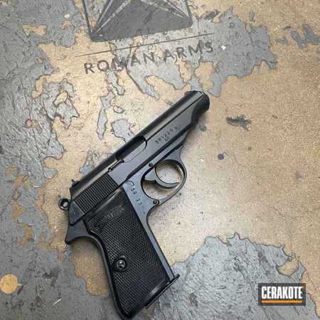 Powder Coating: BLACKOUT E-100,S.H.O.T,Handguns,Pistol,Walther,Handgun,Restoration