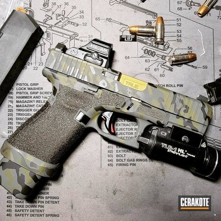 Powder Coating: Graphite Black H-146,S.H.O.T,Glock 19,MultiCam,Sniper Green H-229,SIG™ DARK GREY H-210