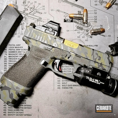 Powder Coating: Graphite Black H-146,S.H.O.T,Glock 19,MultiCam,Sniper Green H-229,SIG™ DARK GREY H-210