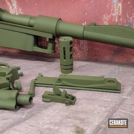 Powder Coating: Mauser,S.H.O.T,Sniper Green H-229