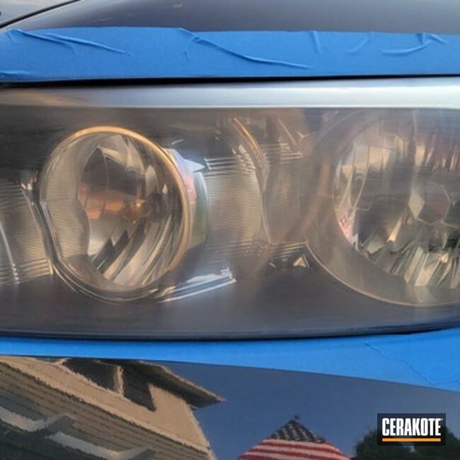 Before And After Cerakote's Headlight Restoration Kit