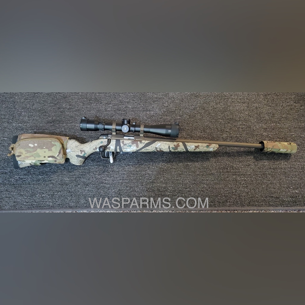 Bolt Action Rifle Cerakoted using Midnight Bronze | Cerakote