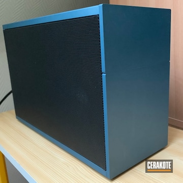 Computer Cpu Cerakoted Using Blue Titanium