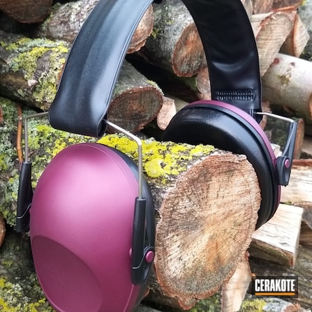 Powder Coating: PINK CHAMPAGNE H-311,CRUSHED ORCHID H-314,COPPER H-347,POLAR BLUE H-326,Hearing Protection,BLACK CHERRY H-319