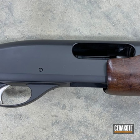 Powder Coating: Graphite Black H-146,Shotgun,S.H.O.T,Remington 870,16 GA,Pump