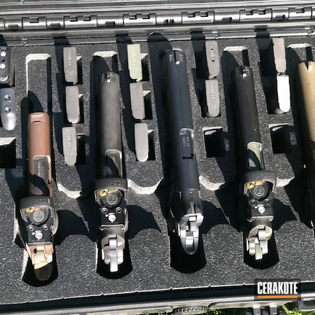 Powder Coating: 1911,S.H.O.T,Handguns,VORTEX® BRONZE H-293,Armor Black H-190,Sniper Green H-229,Sniper Grey H-234,Burnt Bronze H-148,Patriot Brown H-226