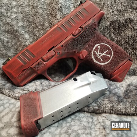 Powder Coating: Graphite Black H-146,Crimson H-221,S.H.O.T,Crushed Silver H-255,Springfield Armory,Hellcat