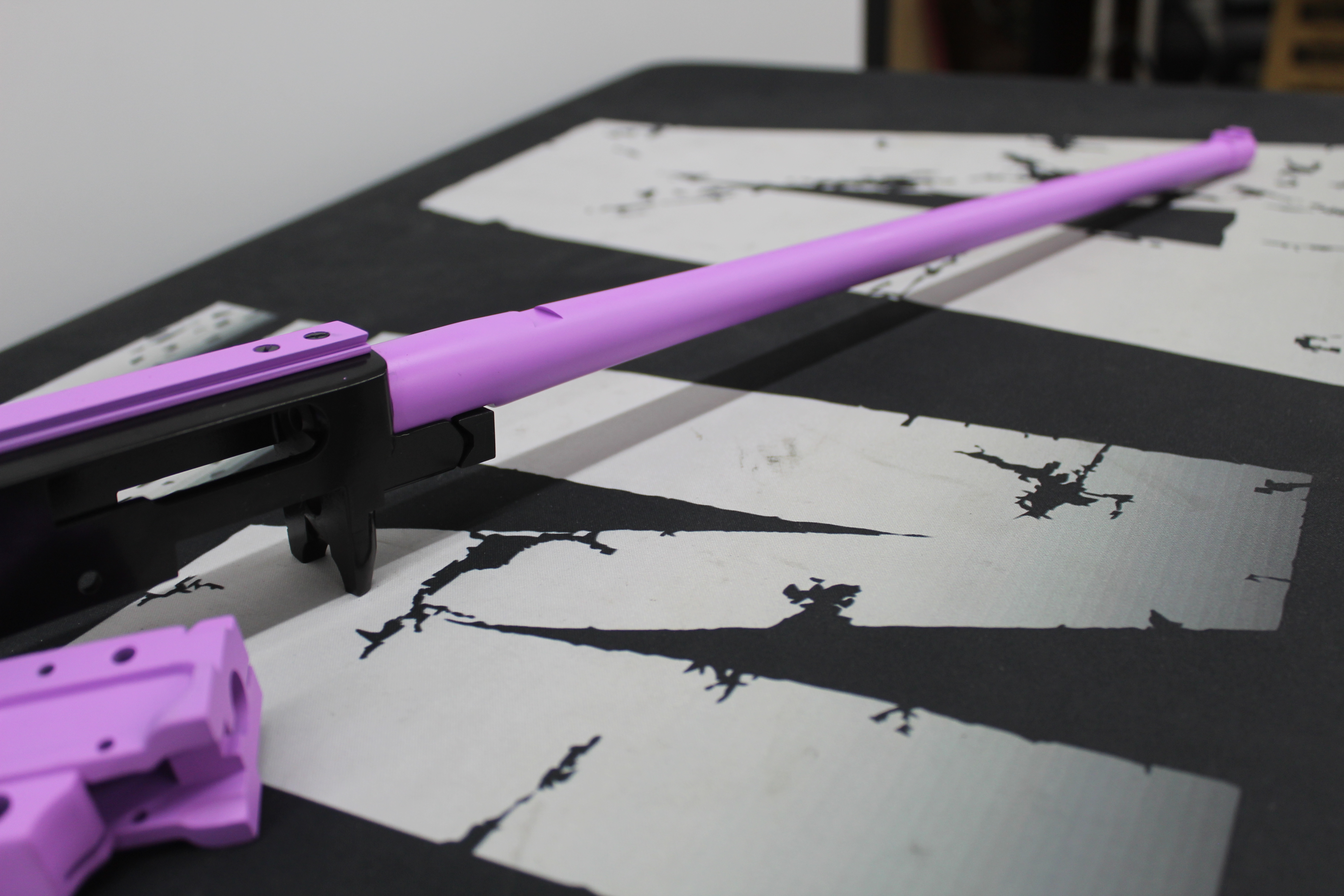 Ruger 10/22 Cerakoted using PURPLEXED and Gloss Black | Cerakote