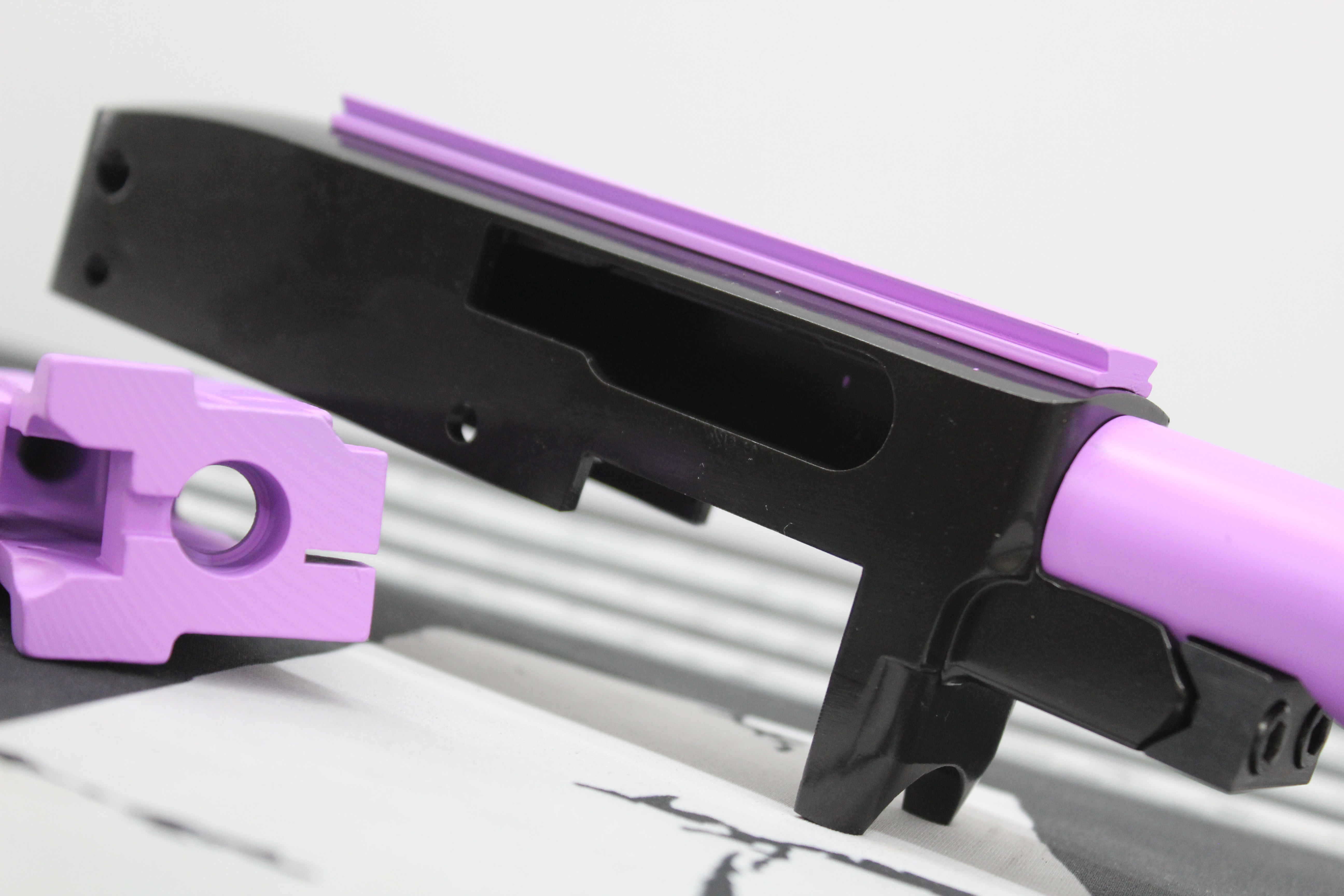 Ruger 10/22 Cerakoted using PURPLEXED and Gloss Black | Cerakote