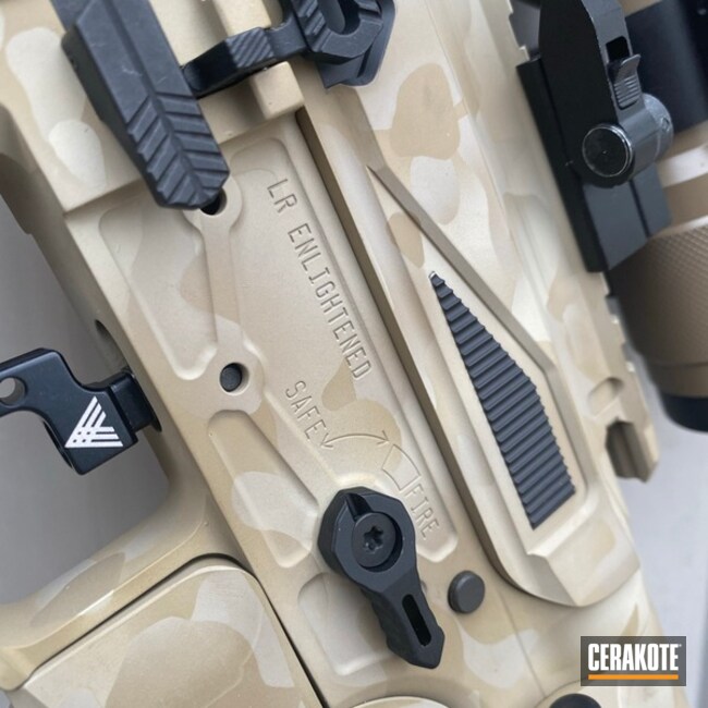 Custom Ar Build Cerakoted Using Fs Brown Sand, Benelli® Sand And Coyote Tan