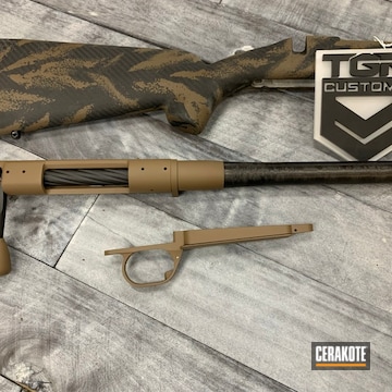 Remington 700 Rifle Cerakoted Using Barrett® Brown