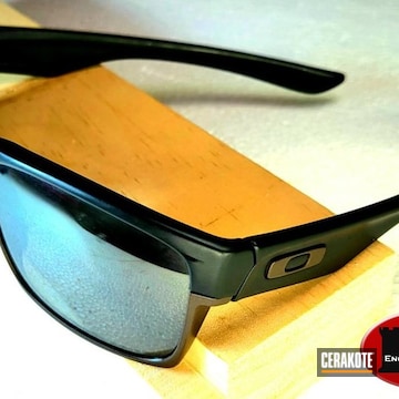 Oakley Sunglasses Cerakoted Using Vortex® Bronze And Graphite Black