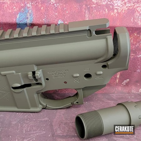 Powder Coating: AR Parts,S.H.O.T,MAGPUL® FOLIAGE GREEN H-231,Tactical Rifle,AR-15,AR Build,AR Project