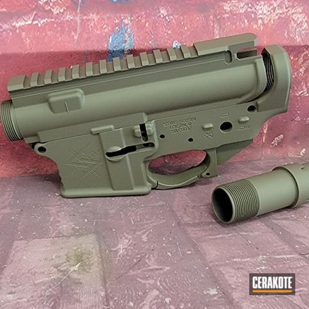 Powder Coating: AR Parts,S.H.O.T,MAGPUL® FOLIAGE GREEN H-231,Tactical Rifle,AR-15,AR Build,AR Project