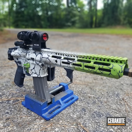 Powder Coating: Zombie Green H-168,S.H.O.T,FROST H-312,Sniper Grey H-234,Custom Camo,AR-15