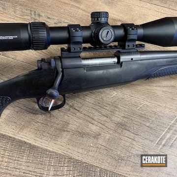 Winchester 70 Rifle Cerakoted Using Carbon Grey