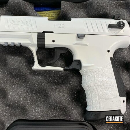 Powder Coating: Graphite Black H-146,S.H.O.T,22lr,Walther,Stormtrooper White H-297,P22