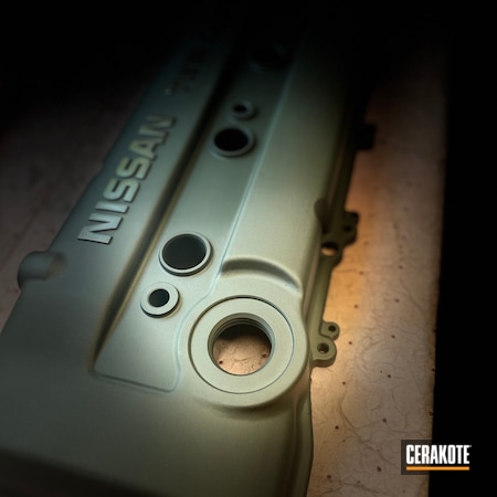 Powder Coating: Titanium E-250,Valve Cover,Nissan,Automotive