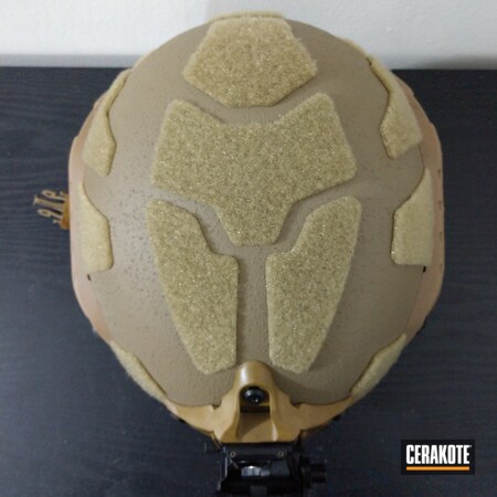 Powder Coating: S.H.O.T,Helmet,Coyote Tan C-240,OPS .45