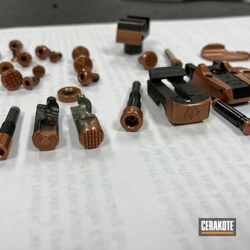 Ruger Pistol Hardware Cerakoted Using Copper