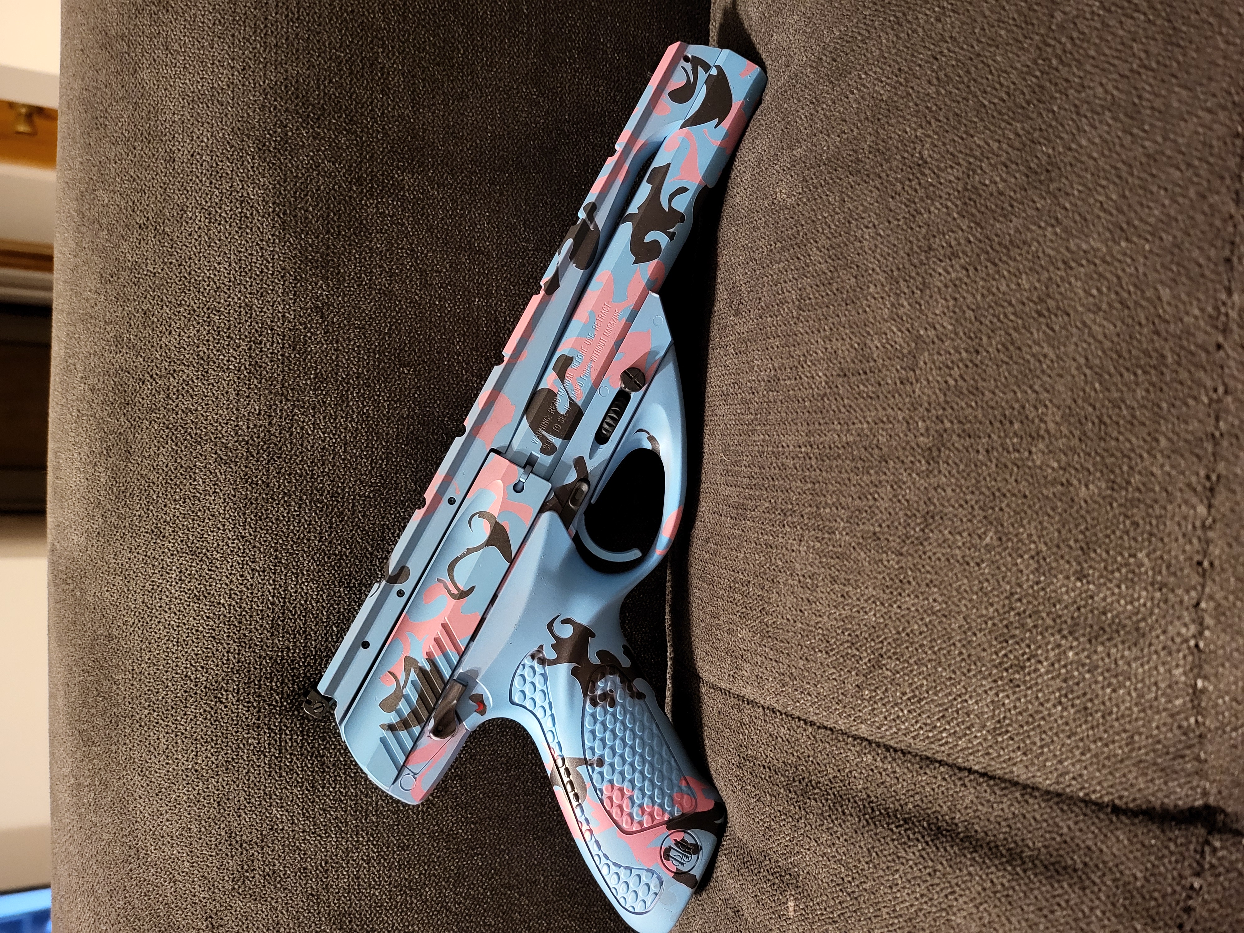 Blue Raspberry Cerakote Beretta Neos Cerakoted using Blue Raspberry, Pink Sherbet and Carbon ...