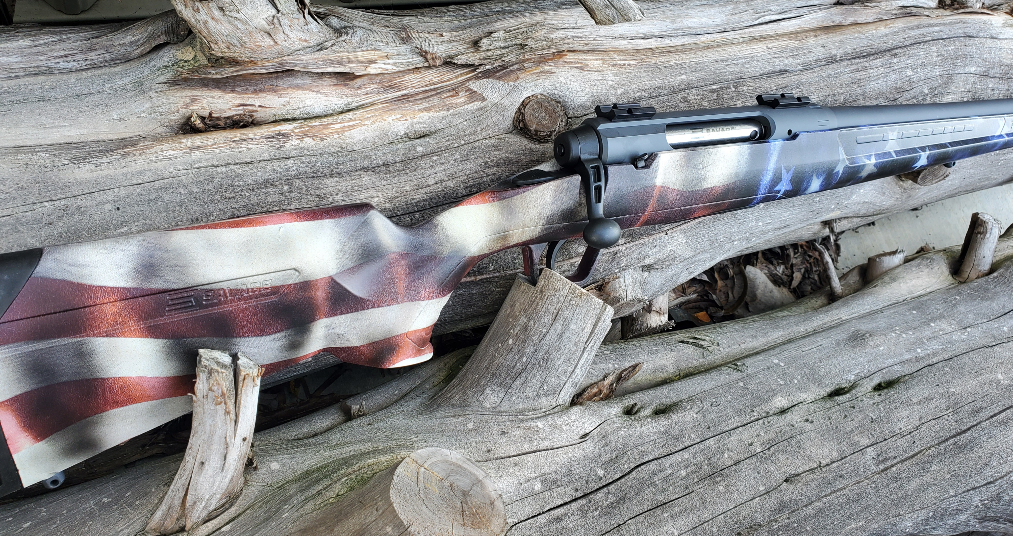 Ceramic Rifles Savage Arms Rifle Cerakoted using Matte Ceramic Clear and Sniper Grey ...