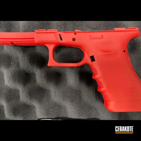 Powder Coating: Glock,S.H.O.T,USMC Red H-167,Handgun,Glock 17