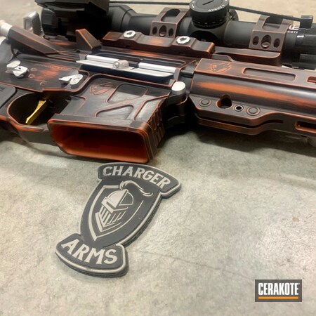 Powder Coating: Hunter Orange H-128,Graphite Black H-146,Satin Aluminum H-151,ADM,S.H.O.T,Match,Carbine,AR-15,3 Gun