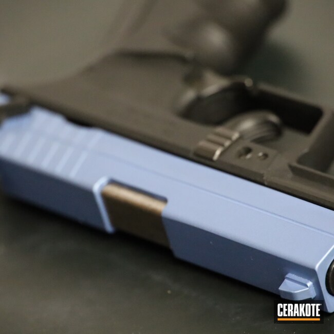 Cerakoted: S.H.O.T,Walther,.380,Pistol,PK380,.380 ACP,Handguns,POLAR BLUE H-326,Handgun