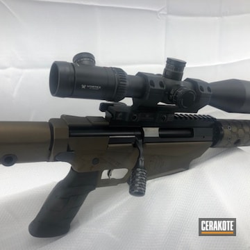 Ruger Precision Rifle Cerakoted Using Midnight And Burnt Bronze