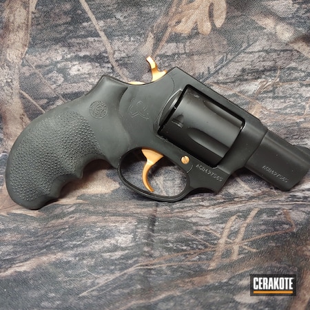 Powder Coating: Graphite Black H-146,COPPER H-347,S.H.O.T,Revolver,Taurus,Taurus 605,.357 Magnum