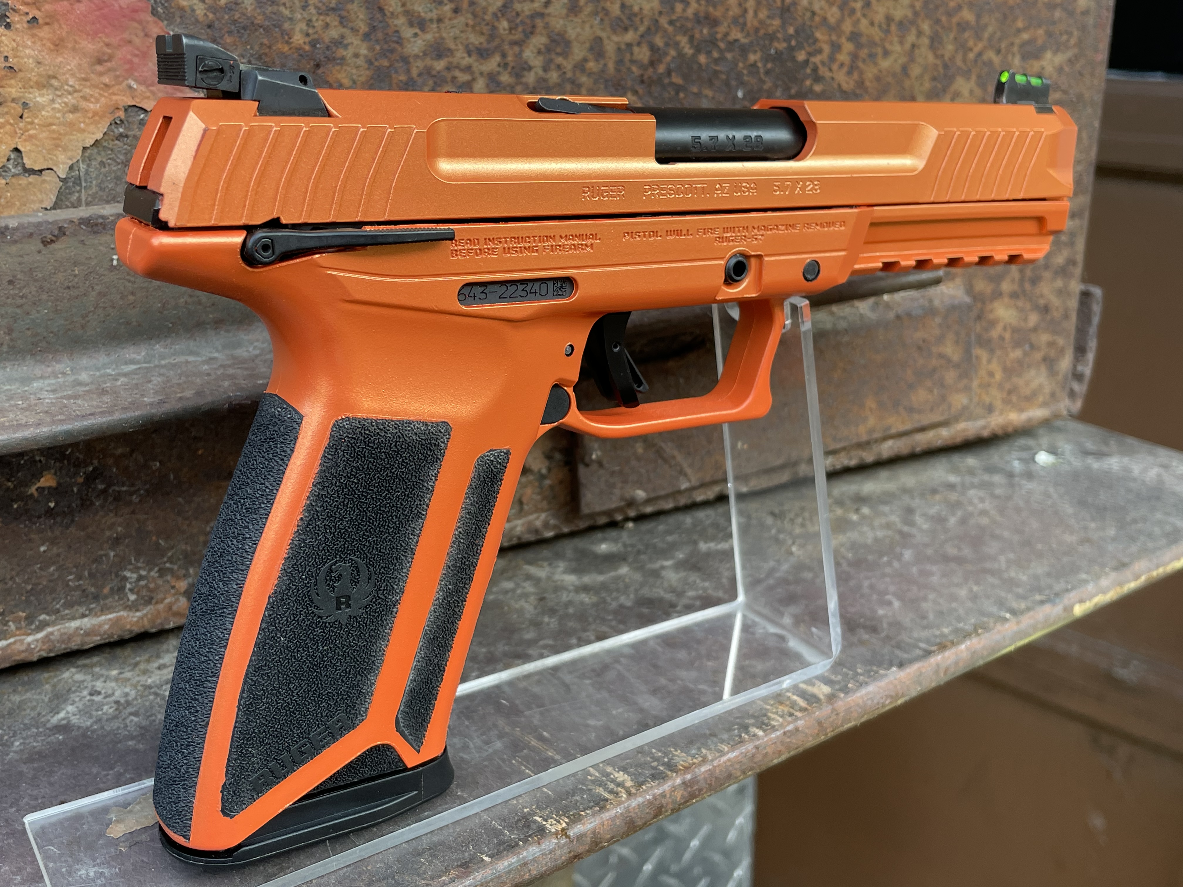 Ruger Pistol Cerakoted using Hunter Orange and Hunter Orange | Cerakote