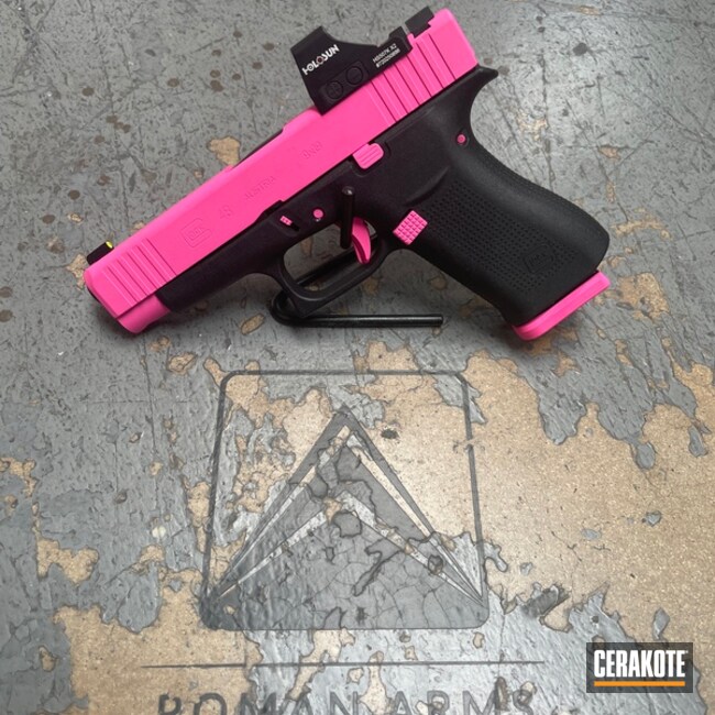 Glock 48 Cerakoted Using Prison Pink