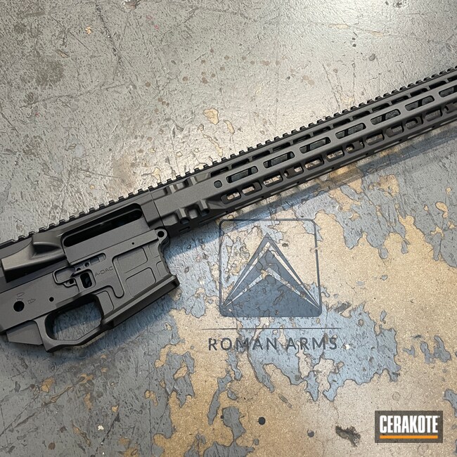 Cerakote - Mega Arms Ar Builders Kit Cerakoted Using Mcmillan® Tan