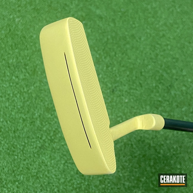 Cerakoted: Putter,Golf,Ping,Putters,Golfing,Gold H-122