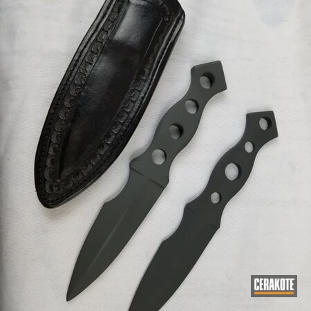 Powder Coating: Custom Knives,Graphite Black H-146,GLOCK® GREY H-184,S.H.O.T,Custom Mix